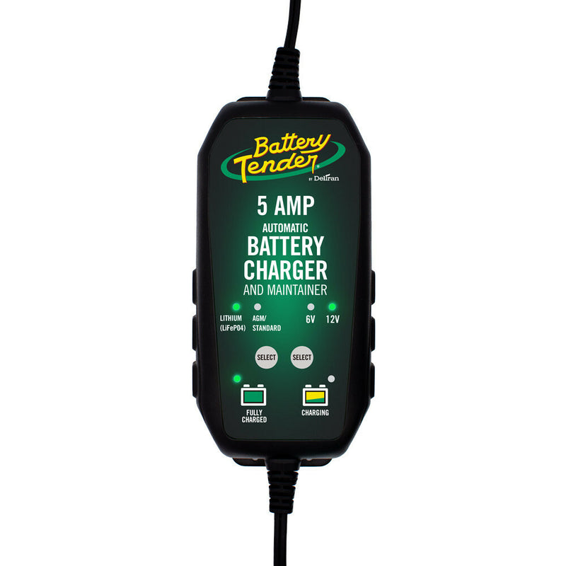 Battery Tender 56-1150 022-0186G-DL-WH PLUS 5 AMP HE CHARGER