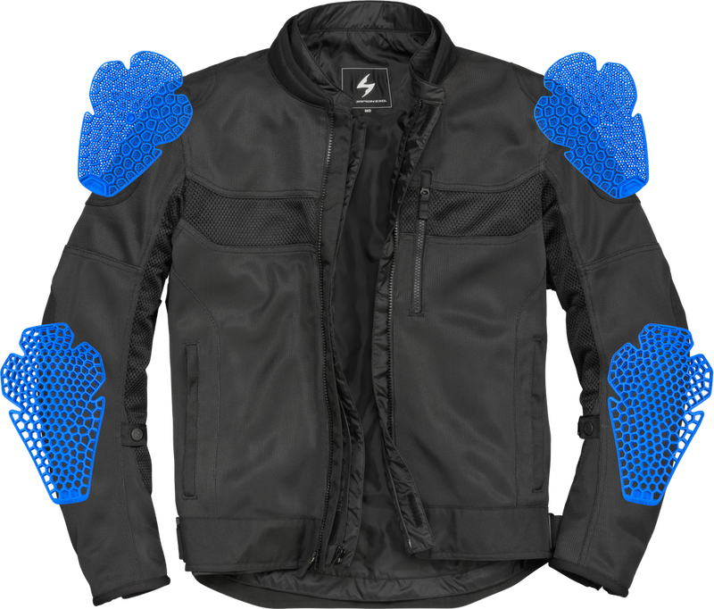 Scorpion Exo 75-5093M 15701-4 VORTEX AIR II JACKET BLACK MD