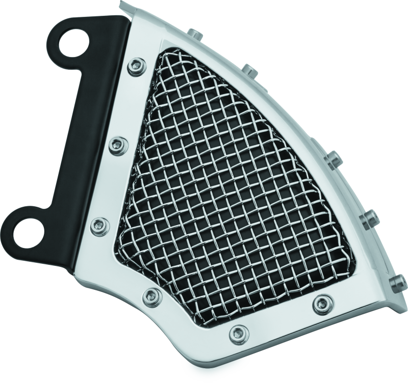Kuryakyn 6540 Mesh Front Caliper Covers Chrome - Photo - Primary