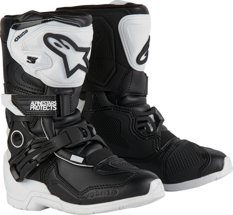 Alpinestars 482-48113 2014524-21-13 TECH 3S KIDS BOOTS WHITE/BLACK SZ 13