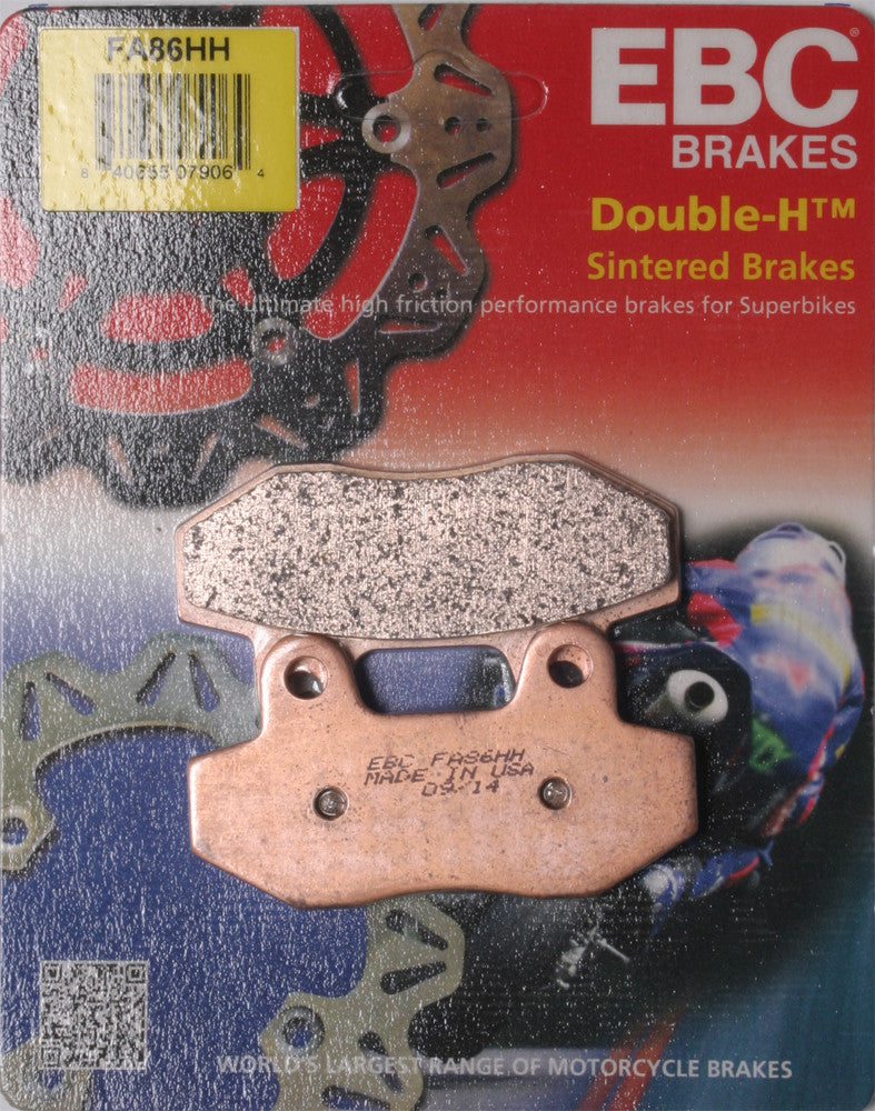 EBC Brake Pads Double-H Sintered - FA86HH Honda CMX250C Rebel 1985-1987