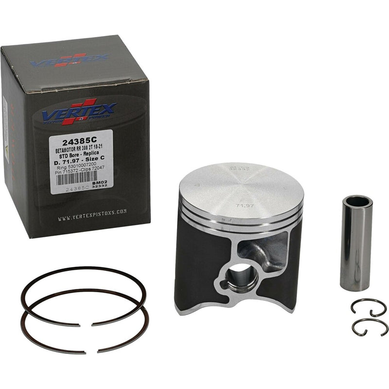 Vertex Piston Kit Cast 71.97/Standard - 24385C Beta 300 Xtrainer 2018-2021