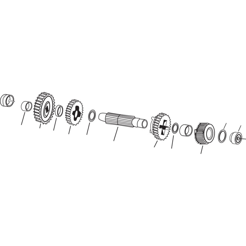 Andrews Countershaft - 251060 For Harley Sportster 1973-1984