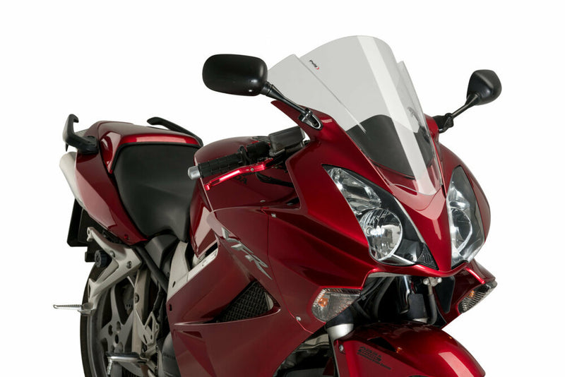 Puig Hi-Tech Parts Windscreen Racing Smoke - 1097H Honda VFR800FI Interceptor 2002-2009