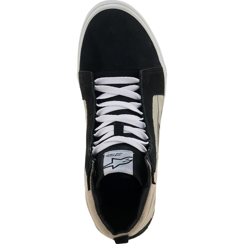 ALPINESTARS Ride-63 Leather Shoes Black/Cool - Gray/White US