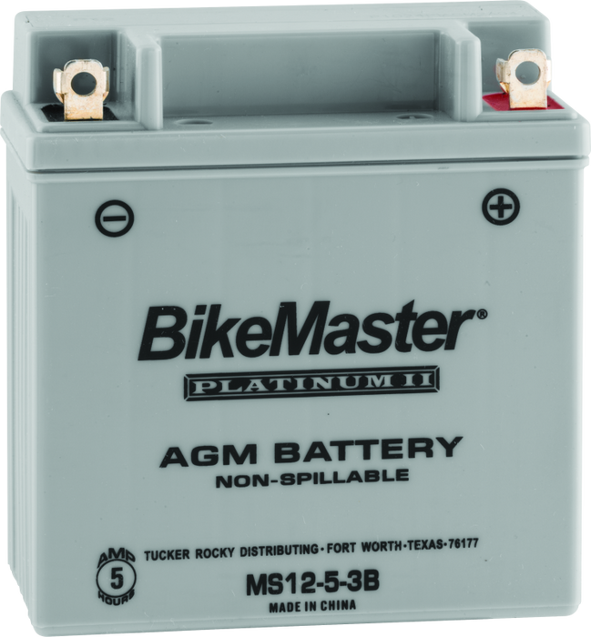 BikeMaster 780735 AGM Battery - MS12-5-3B - Photo - Primary