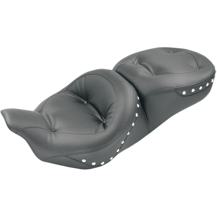 MUSTANG 0801-0459 76037 One-Piece 2-Up Ultra Touring Seat - Regal Touring Seat - '08-'21 FLT