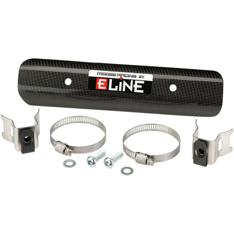 MOOSE OFFROAD 1861-1395 UNIV8A Gen 2 Universal Heat Shield Universal Pipe Guard - 8"