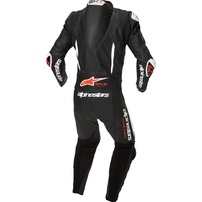 ALPINESTARS GP-R7 1-PC Leather Suit Black/White/Red - Fluo US / EU