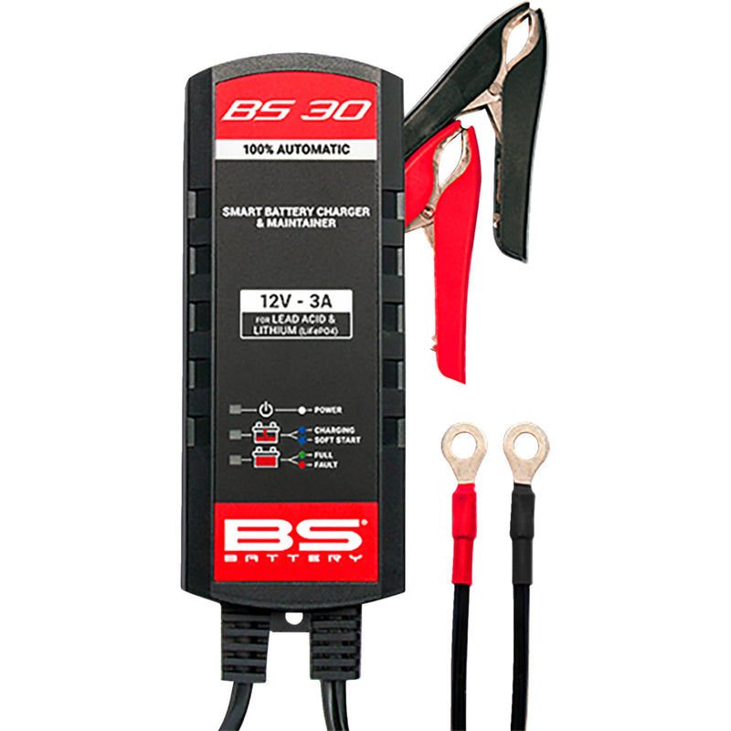 BS BATTERY 3807-0742 700572 BS 30 Smart Battery Charger & Maintainer Battery Charger/Maintainer - BS 30 - 12V
