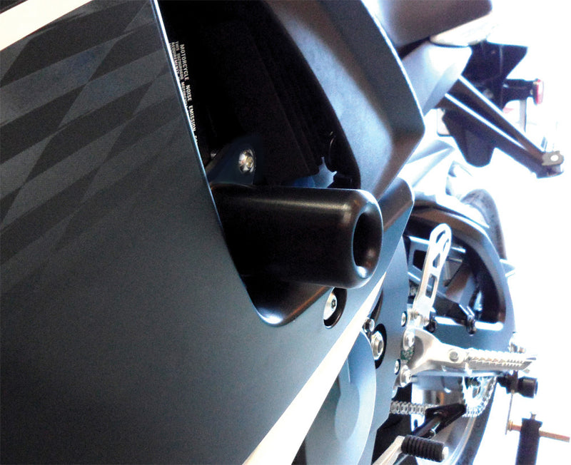 Shogun Frame Sliders NO CUT Black - 750-5459 Suzuki 600 / 750 2011-2025