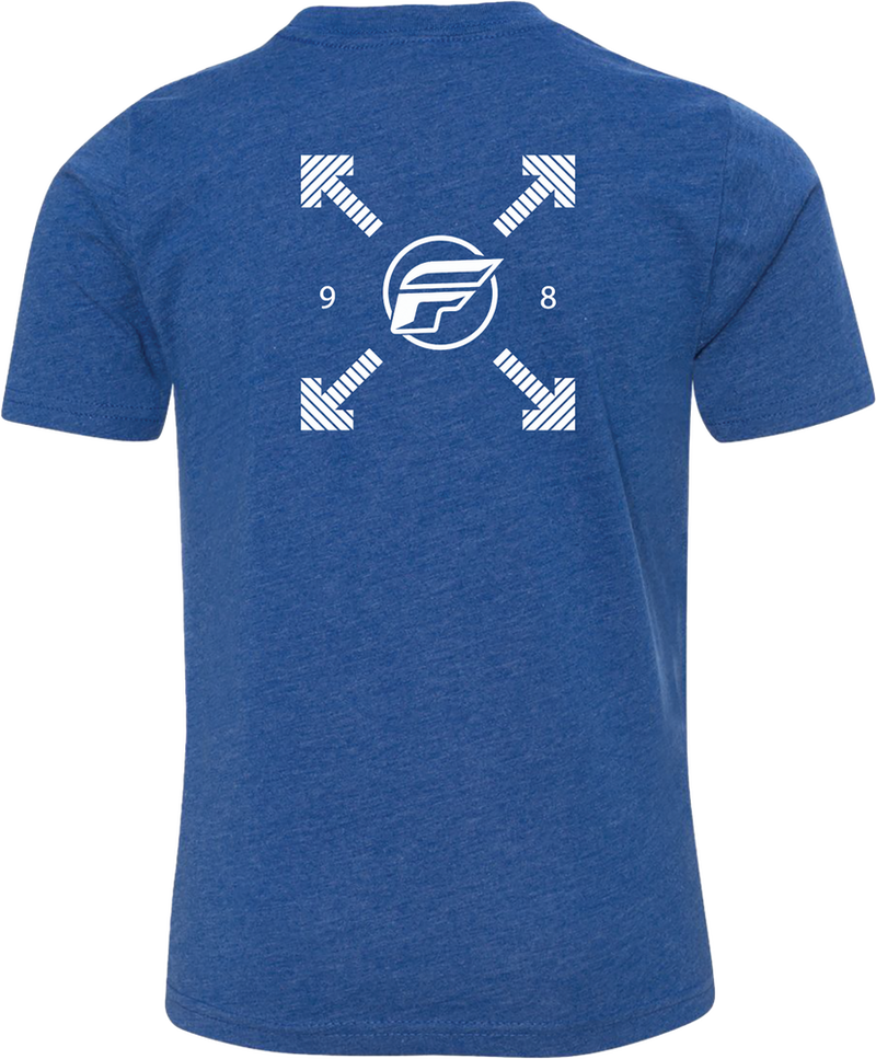 Fly Racing 354-0324YS 354-0324YS YOUTH FLY LOST TEE ROYAL BLUE YS
