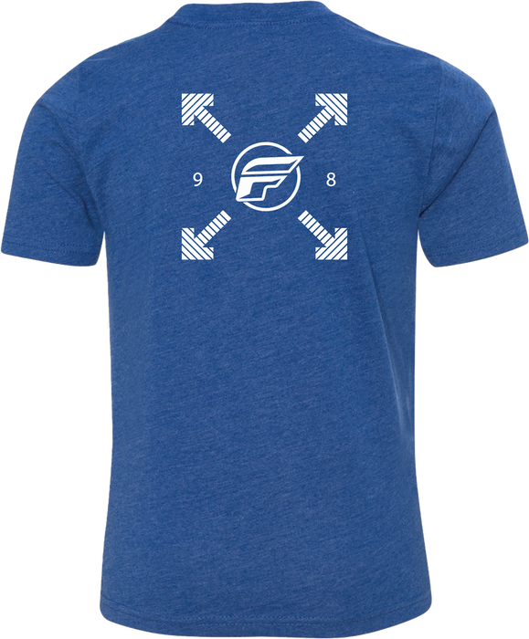 Fly Racing 354-0324YM 354-0324YM YOUTH FLY LOST TEE ROYAL BLUE YM