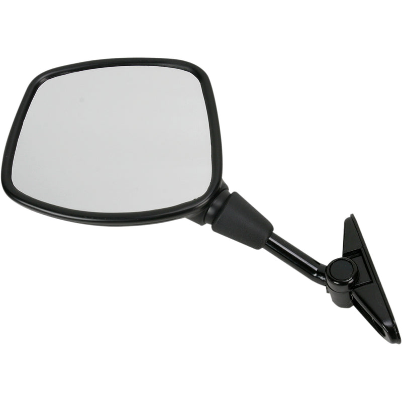 EMGO 2029681 20-29681 OEM-Style Replacement Mirror Mirror - Side View - Rectangle - Black - Left