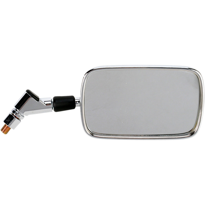 EMGO 0640-0701 20-55221 OEM-Style Replacement Mirror Mirror - Side View - Rectangle - Chrome - Right