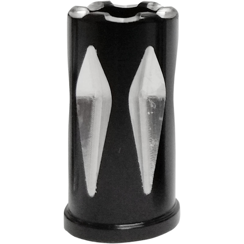 AVON GRIPS 0361-0083 SVC-311-ANO-RIV Rival Valve Stem Cap Valve Stem Cap - Rival - Black - Anodized