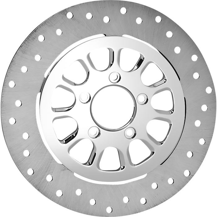 RC COMPONENTS 1710-4311 COG117117CLF2K Floating Front Rotor - Brake Rotor - Front Left - Dynasty - Chrome