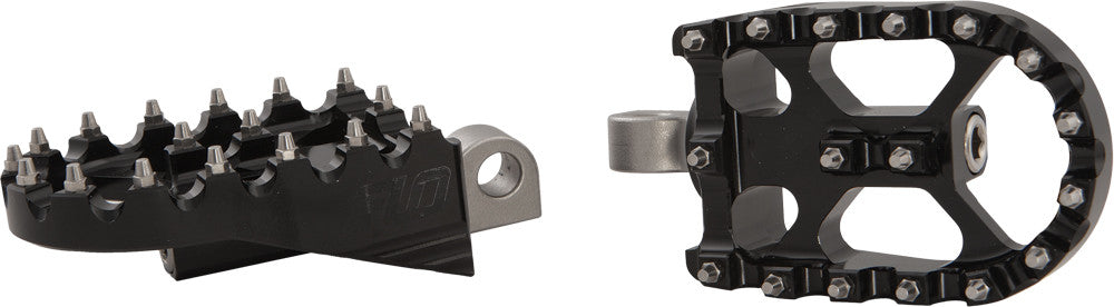 Flo Motorsports 122-8061 FPEG-800BLK MOTO STYLE FOOTPEG SET BLACK 2"X3.125"