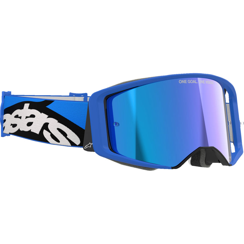 ALPINESTARS GOGGLES 2601-3766 5100625-7271 Supertech Stream ABS Vision Goggle Supertech Goggle - Stream - Blue - Blue Mirror
