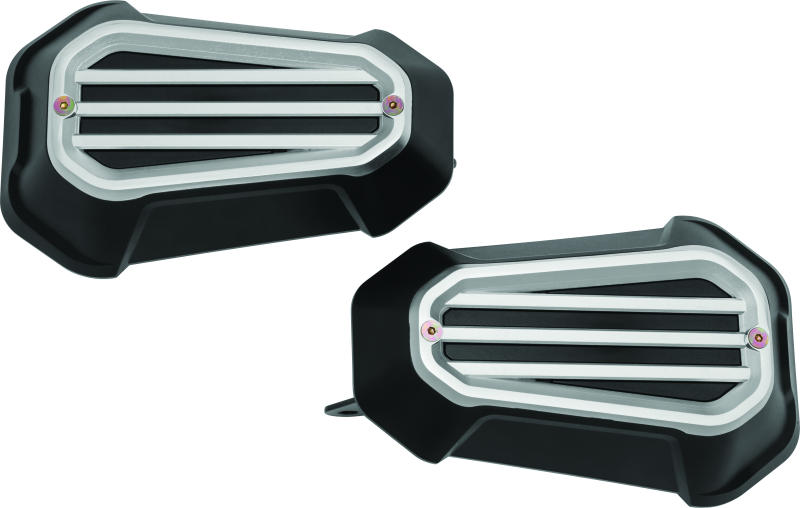 Kuryakyn 6708 Dillinger Handguards Silver - Photo - Primary