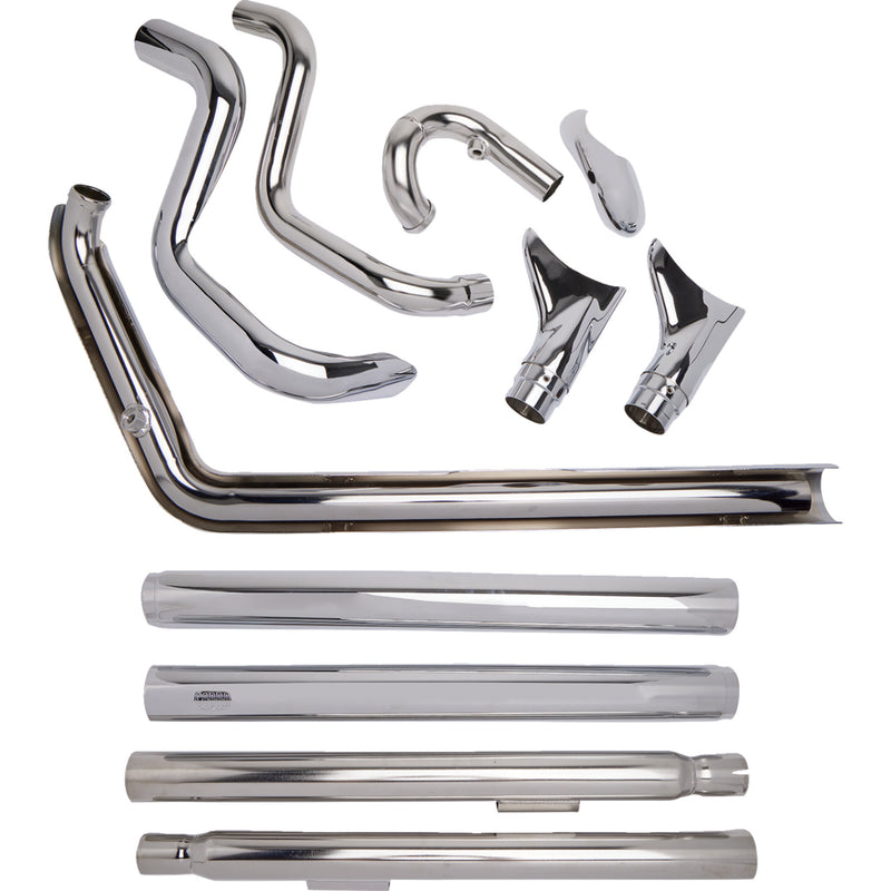 Cobra Bad Hombre Duals 2-Into-2 Exhaust System - 6989 For Harley Softail 2012-2017