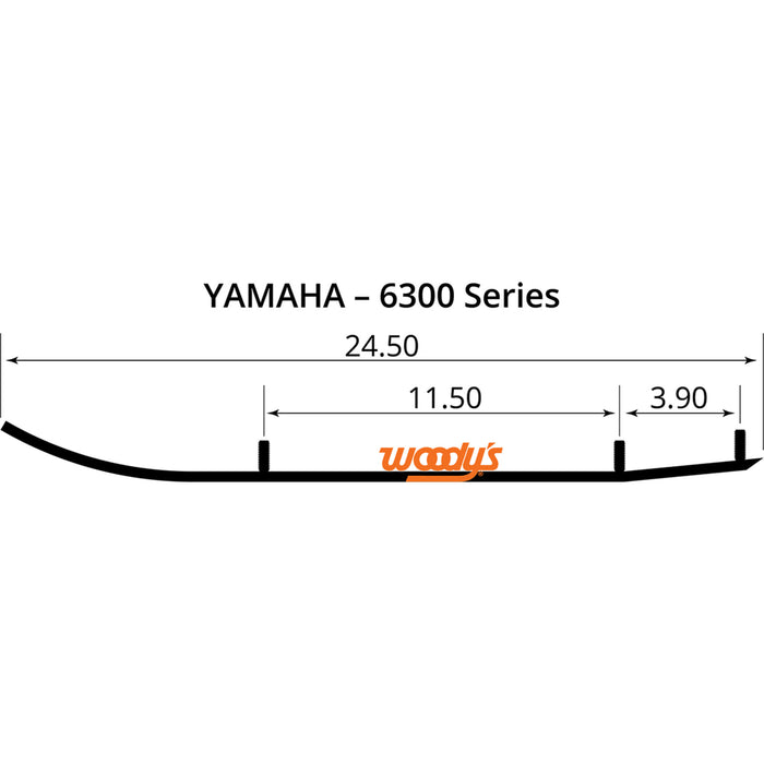 WOODY'S 4612-0018 EYV3-6300 Extender Trail III™ Flat-Top® Wear Bars Extender Trail III™ Flat-Top® Runner