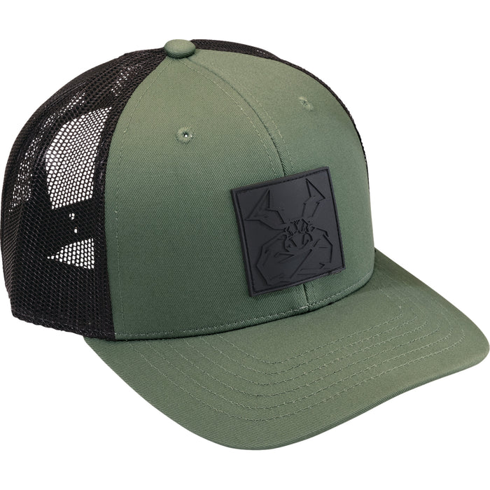MOOSE OFFROAD 2501-4009 2501-4009 Agroid Embossed Hat moose  - green/black - one size