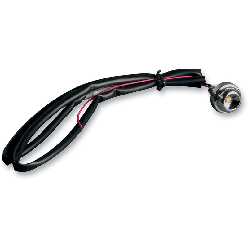 CYCLE VISIONS 2040-1187 CV-4540 Lucifer Lights Lucifer Light - Chrome/Red