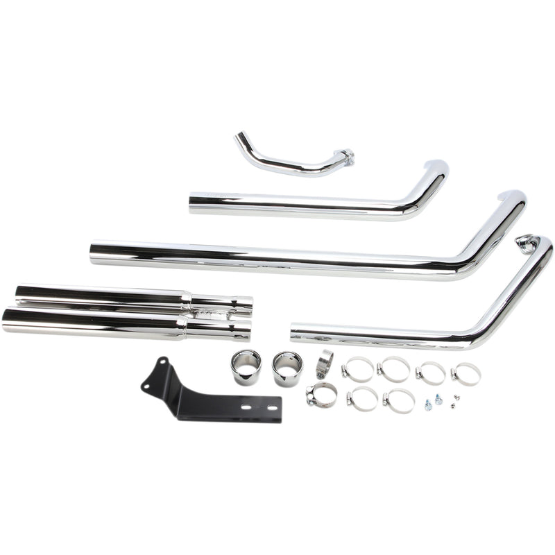 Cobra Speedster 2-Into-2 Exhaust System - 4718T Kawasaki 900 2006-2016