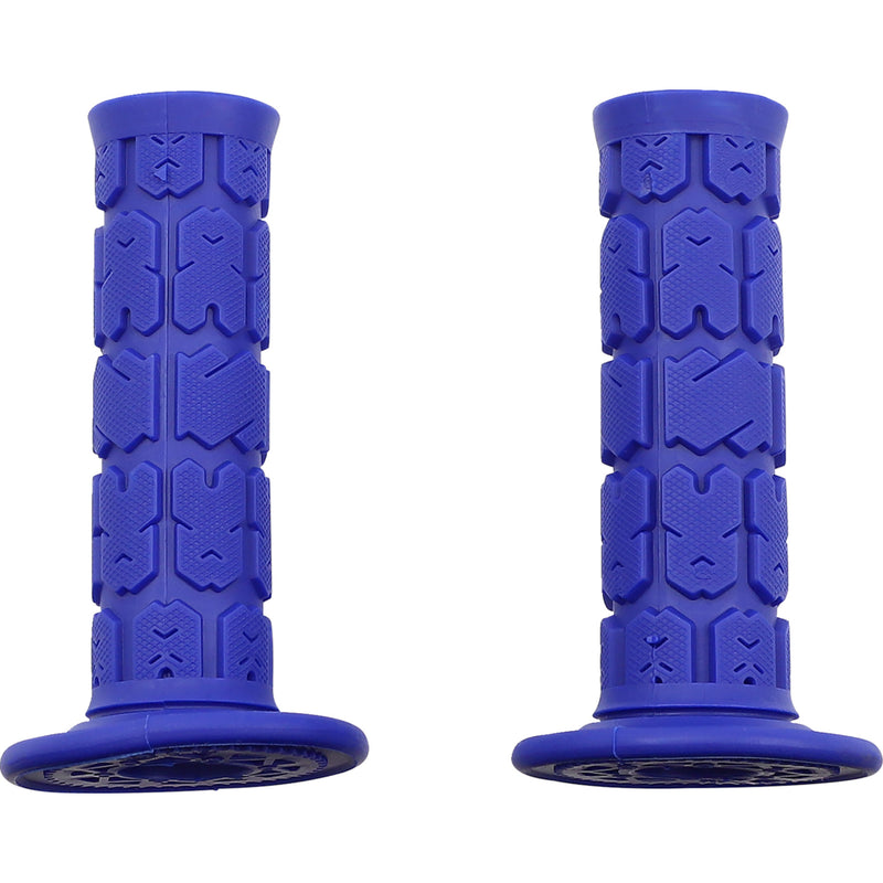 ODI 0630-2855 H03RGU Rogue MX Single Ply Grips Grips - Rogue - MX - Single Ply - Blue