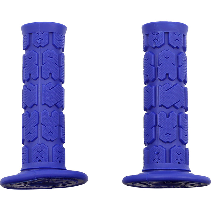 ODI 0630-2855 H03RGU Rogue MX Single Ply Grips Grips - Rogue - MX - Single Ply - Blue