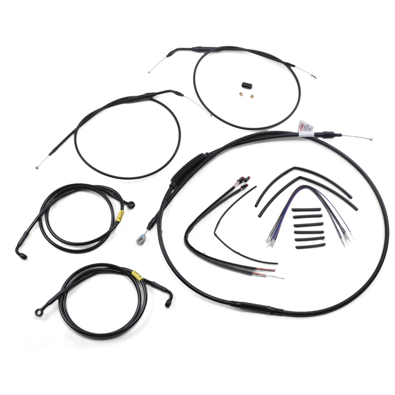 Burly Brand Complete Cable Kit - B30-1203 For Harley Dyna 2012-2017