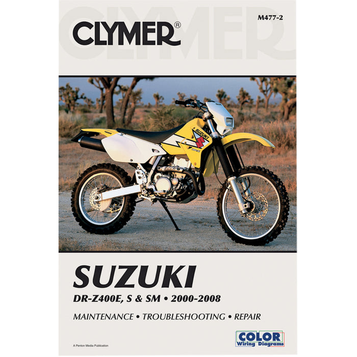 CLYMER 4201-0196 CM4774 Motorcycle Repair Manual — Suzuki Manual - Suzuki DR-Z400 '00-'12