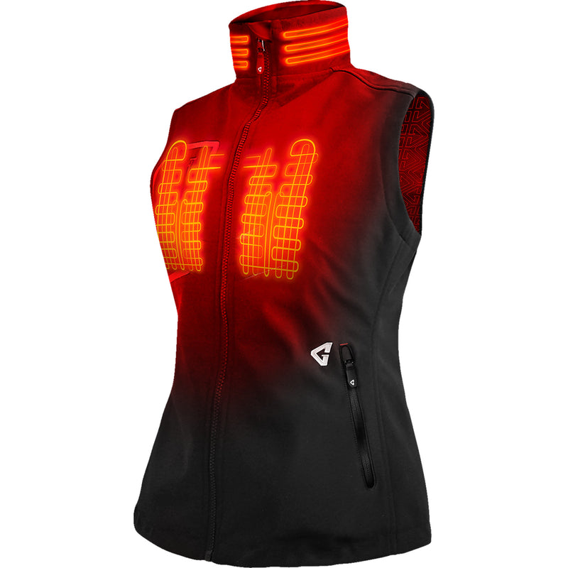 GERBING HEATED CLOTHING Women's 7V Torrid Softshell Vest 2.0 Black