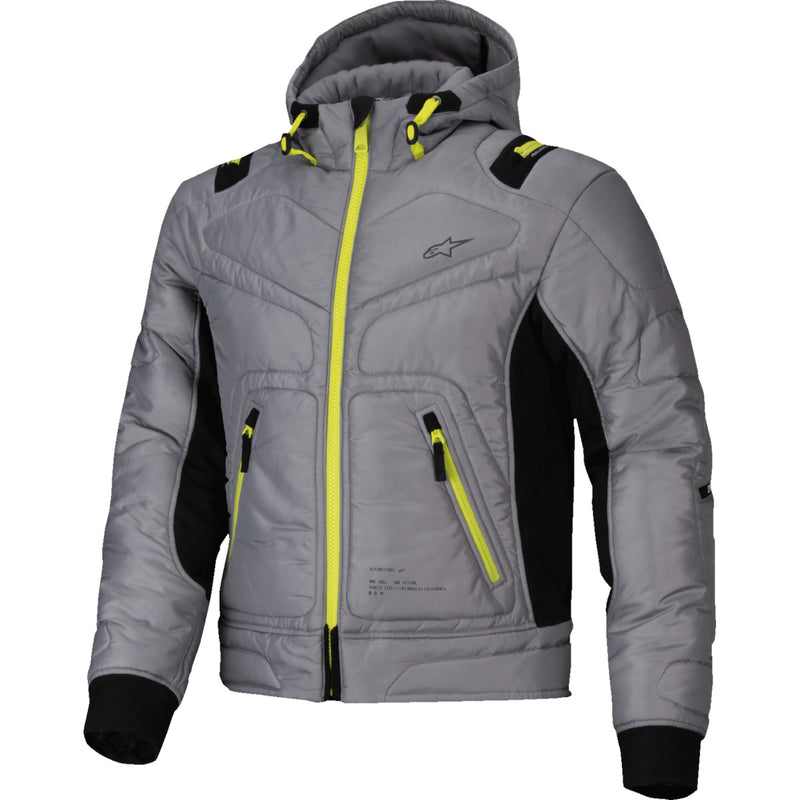 ALPINESTARS Mohobbs WP Jacket Lunar - Gray/Lime Punch