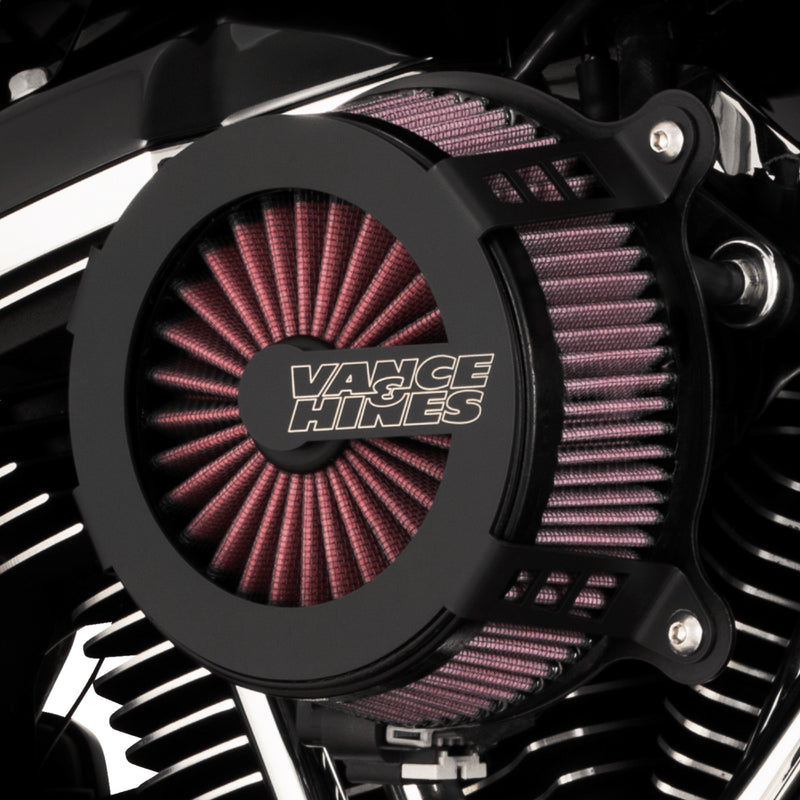 Vance & Hines VO2 Cage Fighter Air Intake - 40366 For Harley Motorcycles 2017-2025