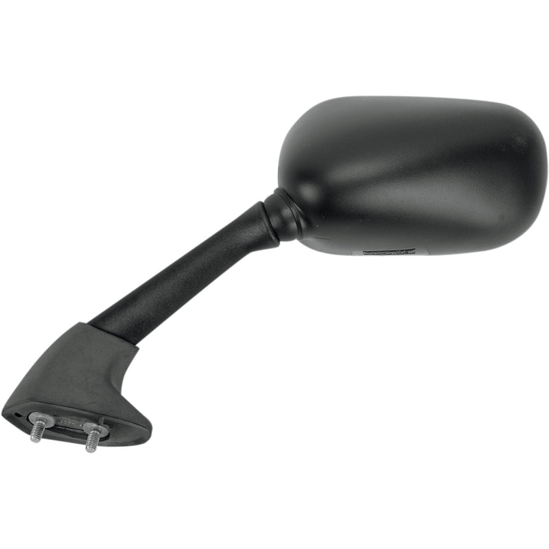 EMGO 0640-0180 20-80542 OEM-Style Replacement Mirror Mirror - Side View - Rectangle - Black - Left