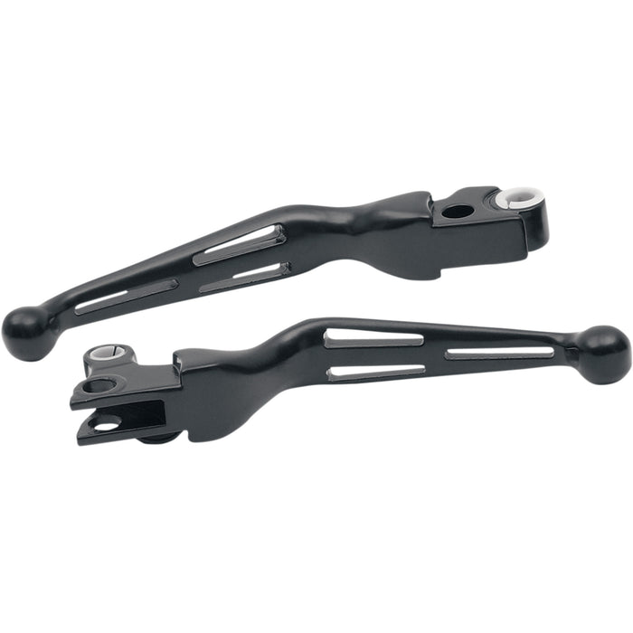 DRAG SPECIALTIES Slotted Wide Blade Lever Set Levers