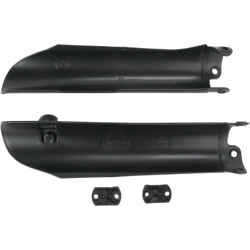 ACERBIS 0412-0146 2113740001 Replacement Fork Covers for KTM/Husqvarna — Fork Lower Fork Covers for Inverted Forks - Black