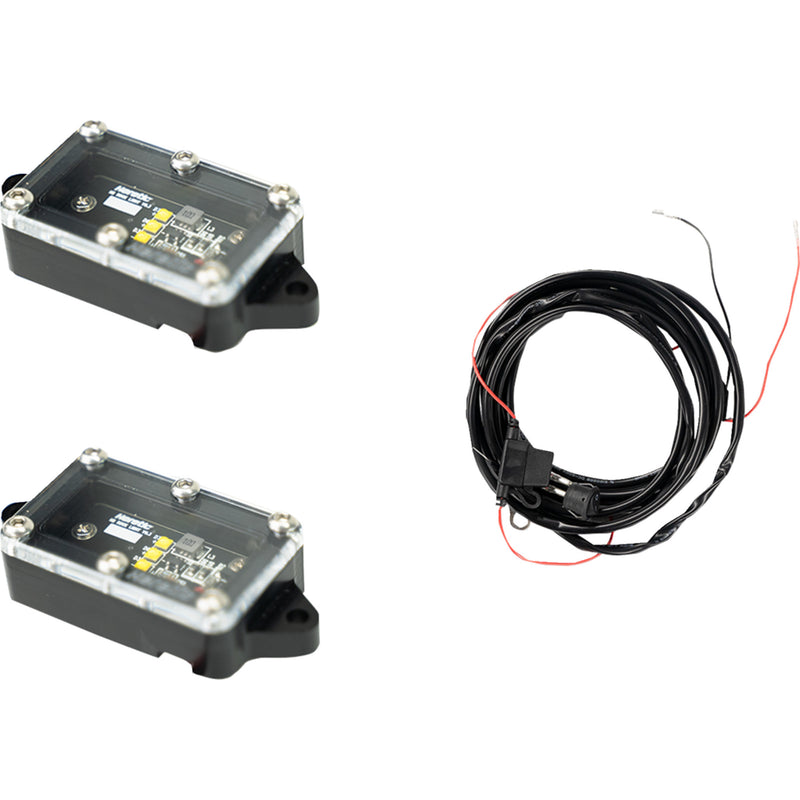 HERETIC 2040-3080 70018 LED Rock Light Rock Light - Clear - 2 Pack