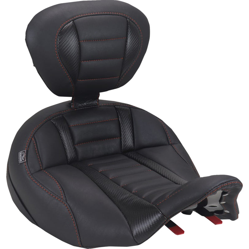 Mustang Deluxe Touring Seat - 89406AB For Harley Touring 2023-2026