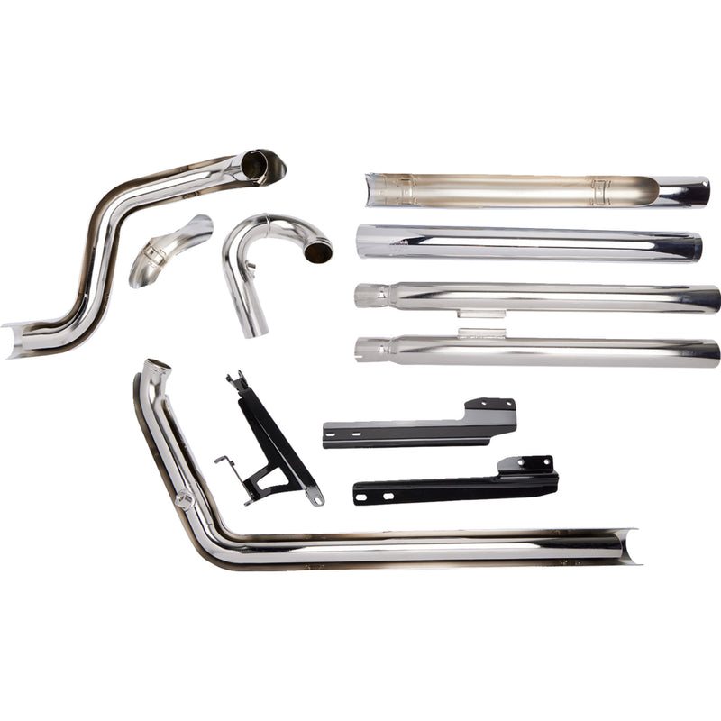 Cobra Bad Hombre Duals 2-Into-2 Exhaust System - 6986 For Harley Softail 2012-2017
