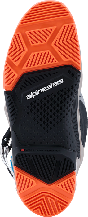 Alpinestars 482-0016609 2010426-1562-9 TECH 7 ENDURO BLK/WARM GRY/ORANGE FLUO 9