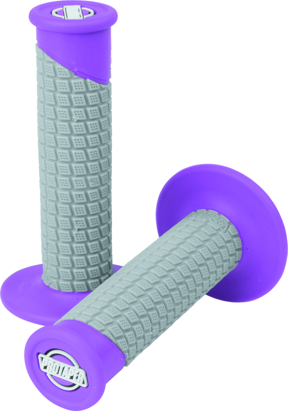 ProTaper 021675 Clamp-on Pillow Top Grips - Neon Purple/gray - Photo - Primary