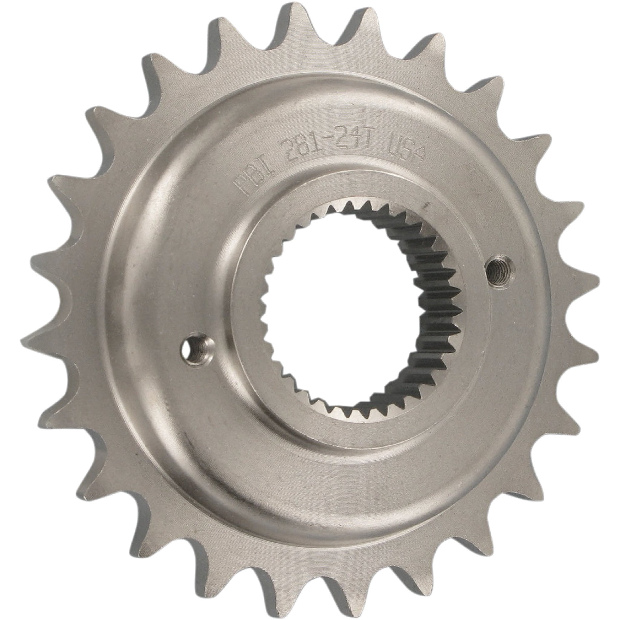 24個 Pbi Sprocket - 281-24 For Harley Motorcycles 1985-2006 — SpazCycle