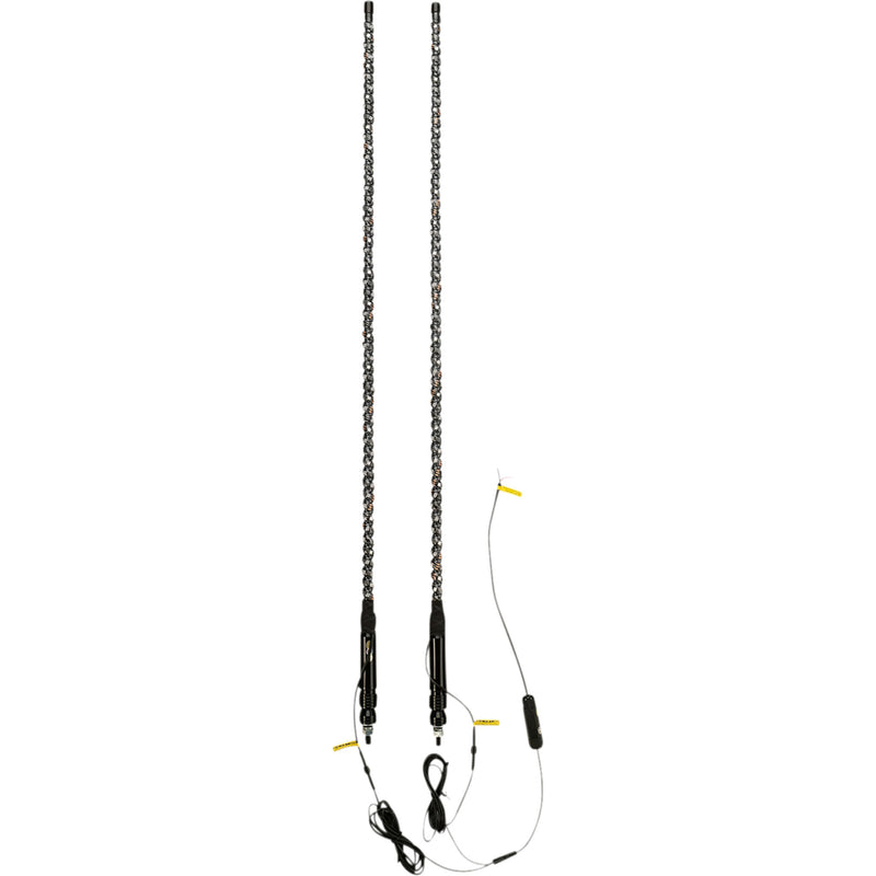 MOOSE OFFROAD 2040-2806 PU-4-104-2 360° RF Light Rod Whip Light Rod - LED - 4'