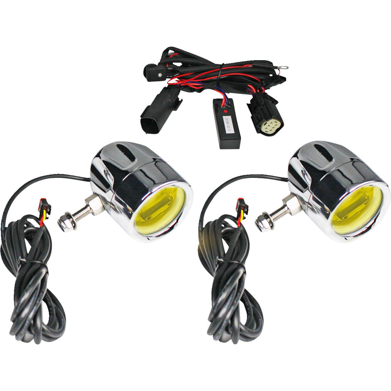 Custom Dynamics Fog Light - PB-FOG-BCM-YC For Harley Touring 2014-2025