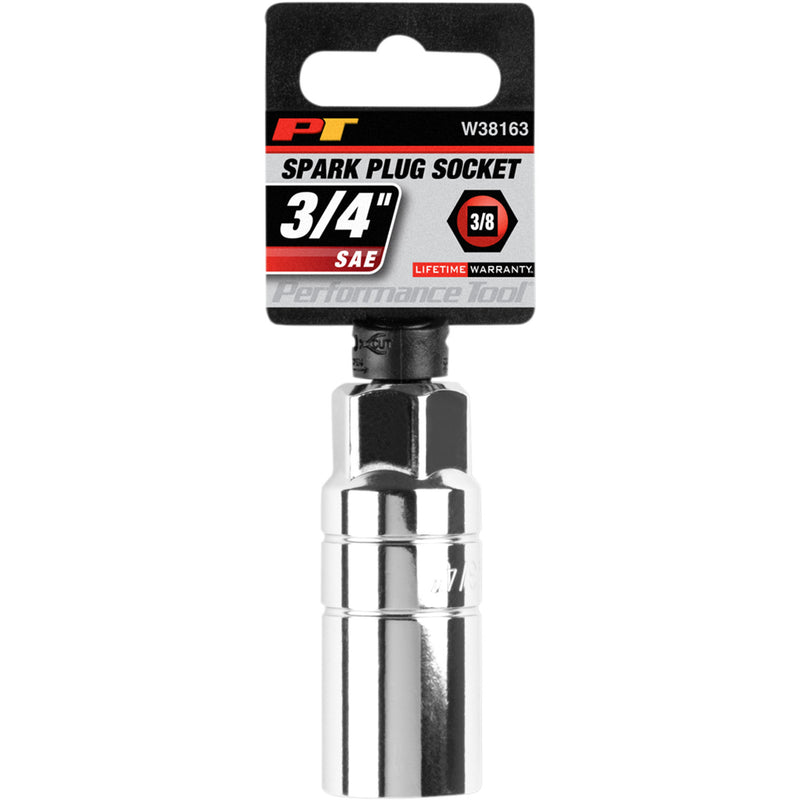 PERFORMANCE TOOL 3801-0340 W38163 Spark Plug Socket Socket - Spark/Plug - 3/4"