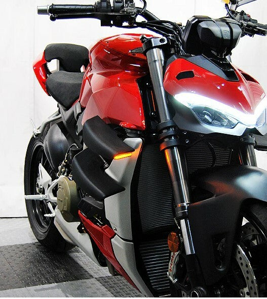 New Rage Cycles Front LED Turn Signals DUC - SF-FB Ducati Streetfighter 2022-2024