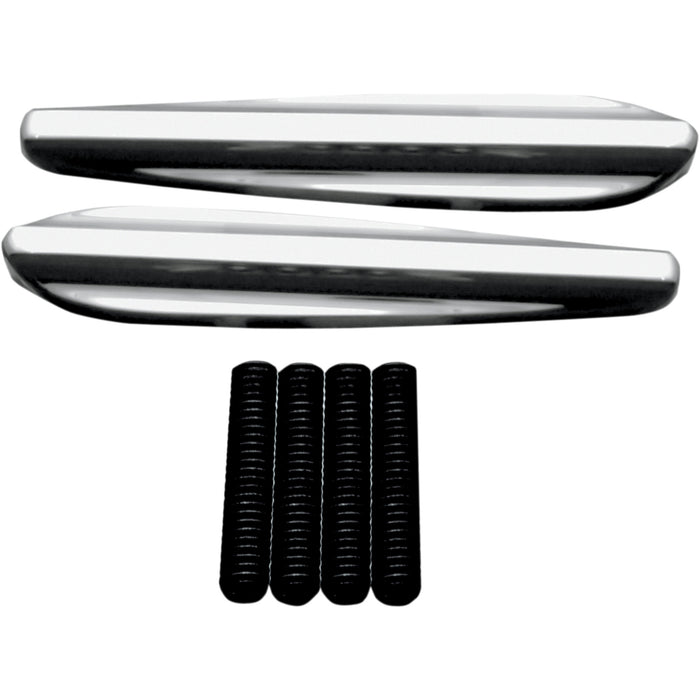 COVINGTONS 2020-0499 C1306-C Turn Signal Eliminators - Finned - Chrome